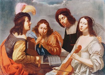 The Concert by Jan van Bijlert or Bylert